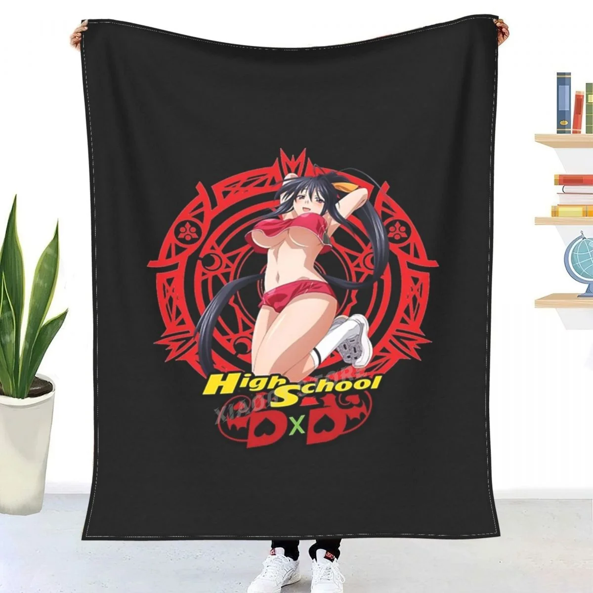 

Akeno Himejima Throw Blanket Sherpa Blanket Bedding soft Blankets