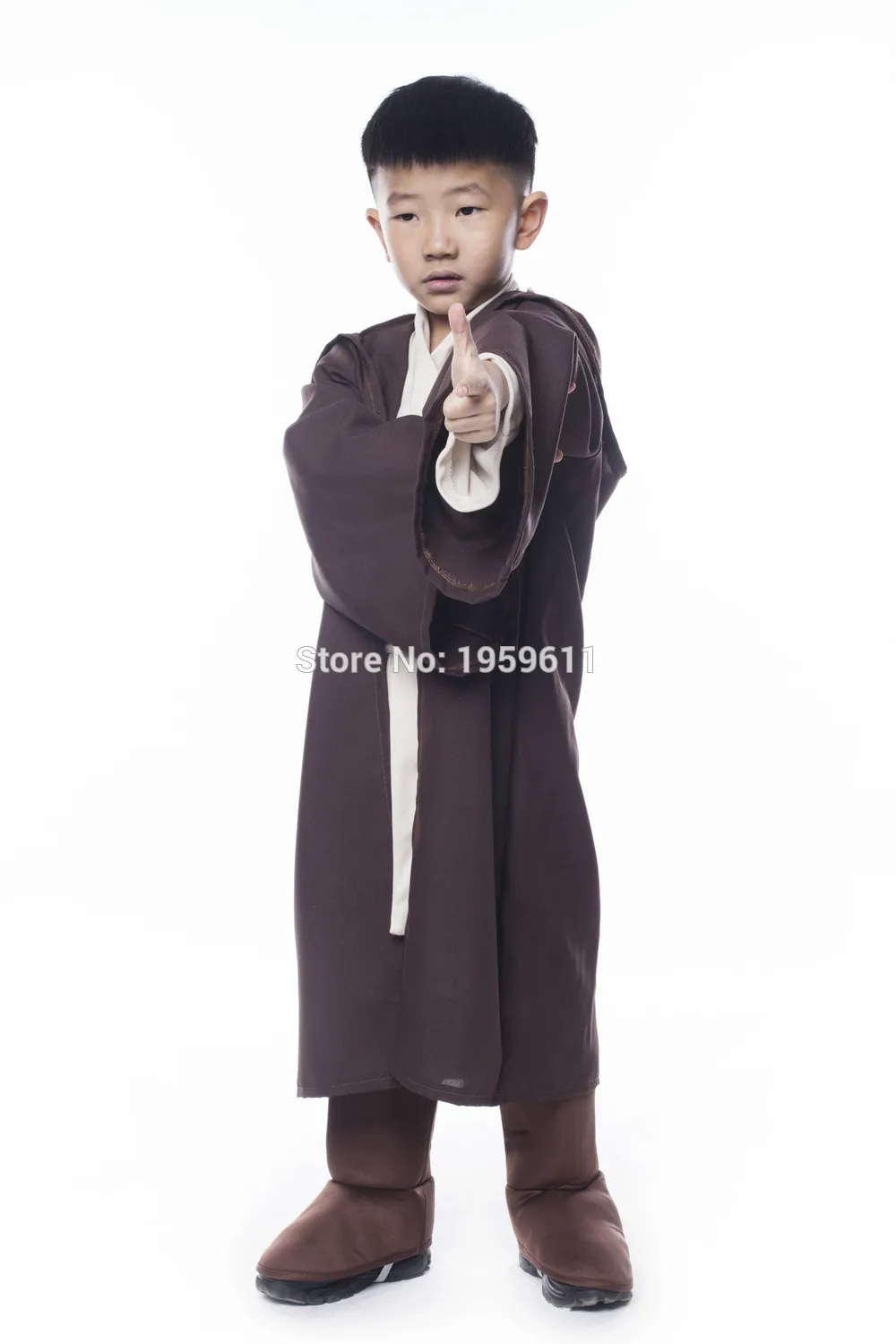 Унисекс детский халат джедая/Сит для костюмированной вечеринки Детская куртка с