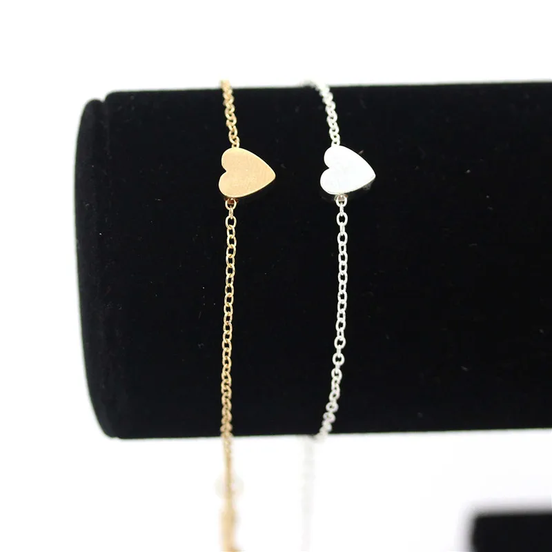 LUSION Модные женские браслеты на ногу в форме сердца простое сердце босоножки для