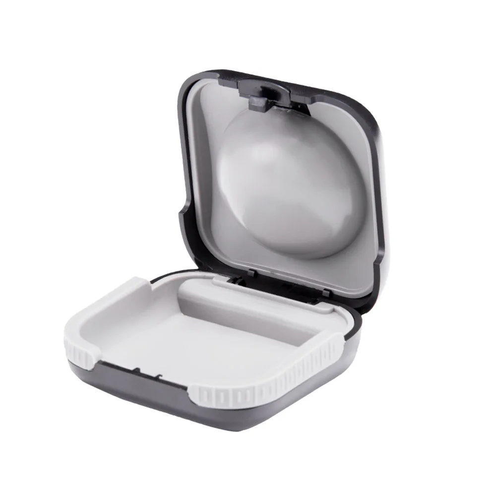 Портативный чехол для слухового аппарата черный белый | Красота и здоровье