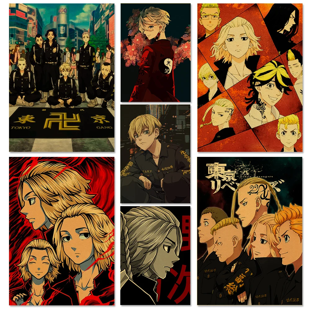 Картины на холсте из аниме Токийский призрак манджиро Кен плакаты и принты