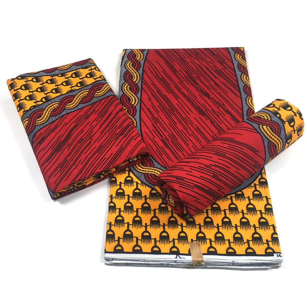 Хлопок Африканский Воск Принт батик ткань реальный Анкара воск ткани цветные