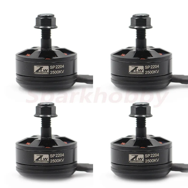 14 шт ztw spider 2204 sp2204 2500kv cw бесщеточный двига