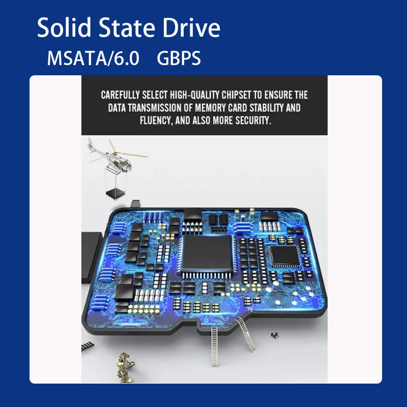 Внутренний твердотельный жесткий диск Gicisky MSATA SSD 60 Гб 128 ГБ 256 512 ТБ 3x5 см Mini SATA 3 для