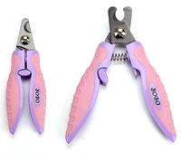 dog nail scissors dual blades pet nail cutter pet nail trimmer pet care dogs nail clippers grind pink flatwarped head