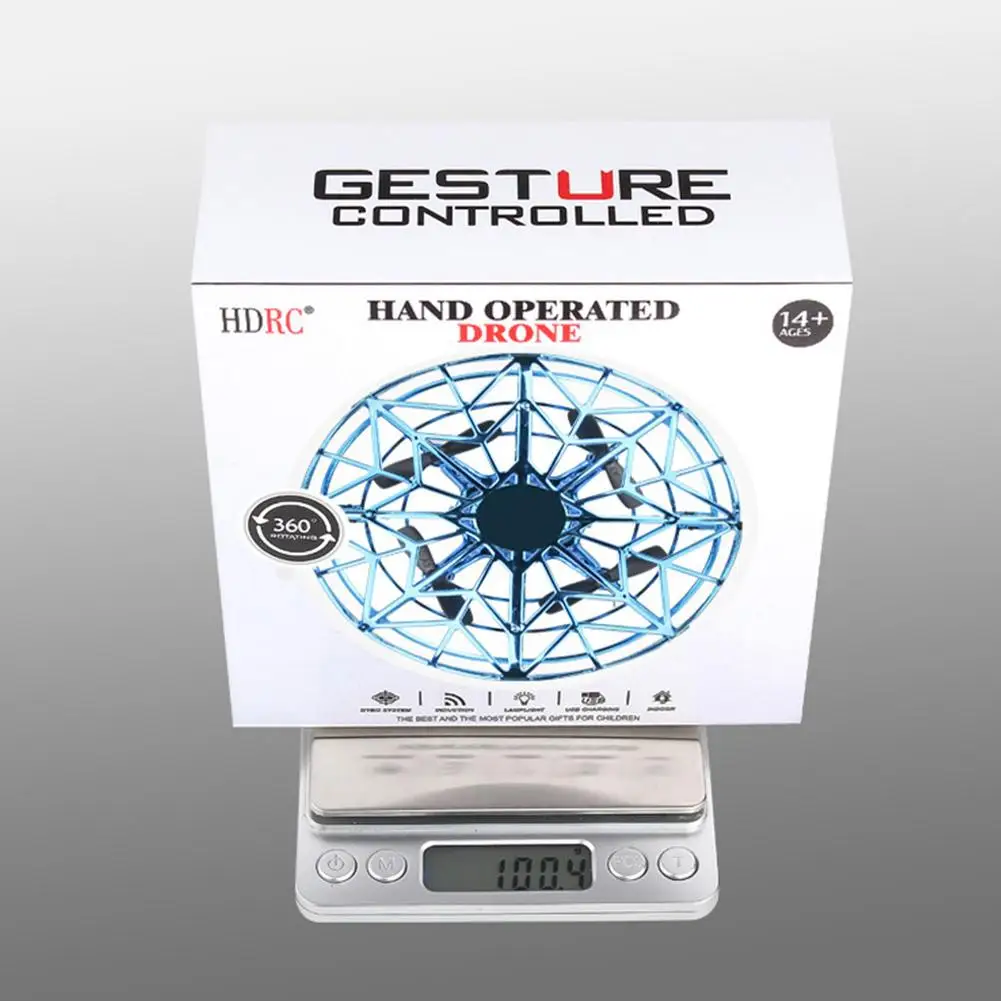Quadcopter Drone Toy Mini Gesture UFO Sensing Four-axis UAV Aircraft Touch Control Floating Intelligent Induction Airplane Model