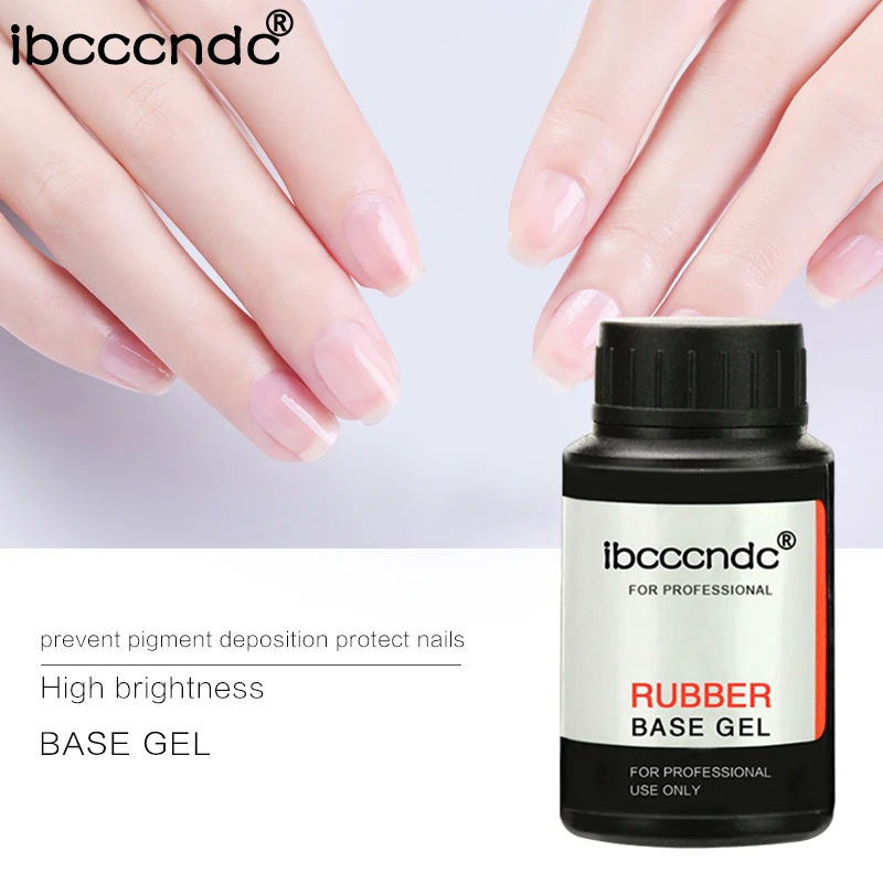 

1pc Rubber Base and Top Coat Clear Transparent French Nail Base Gel Nail Gel Polish UV LED Nail Art Top Gel 14/30ml