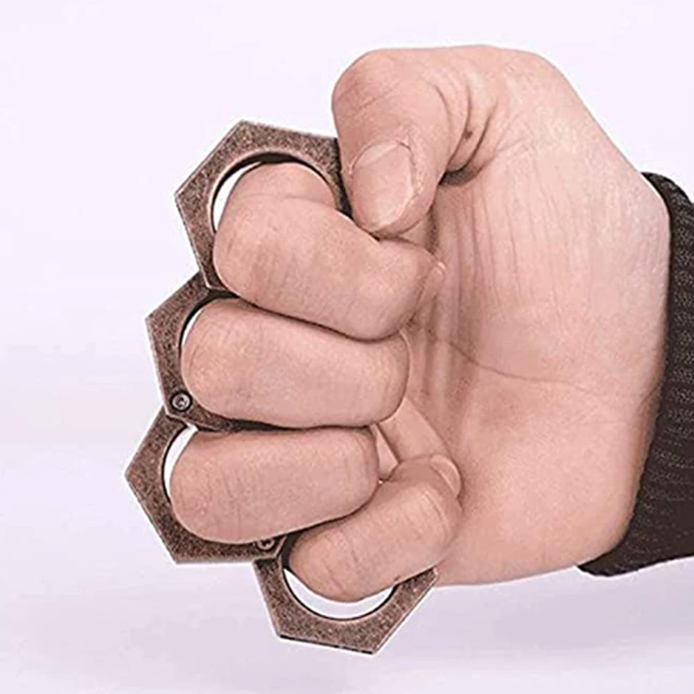 

Emergency Window Breaker Hex Ring Finger Buckle Ring Broken Window Tools Finger Buckle Ring