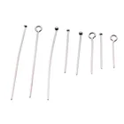 Шпильки из нержавеющей стали с шариковой головкой, шпильки с плоской головкой для ушей, аксессуары для рукоделия, 100 шт., 1525304070 мм