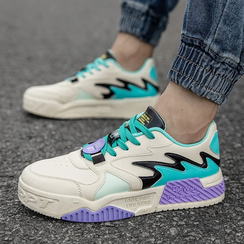 

Новые низкие кроссовки для скейтборда для мужчин дышащие износостойкие кроссовки модная Нескользящая спортивная обувь для улицы