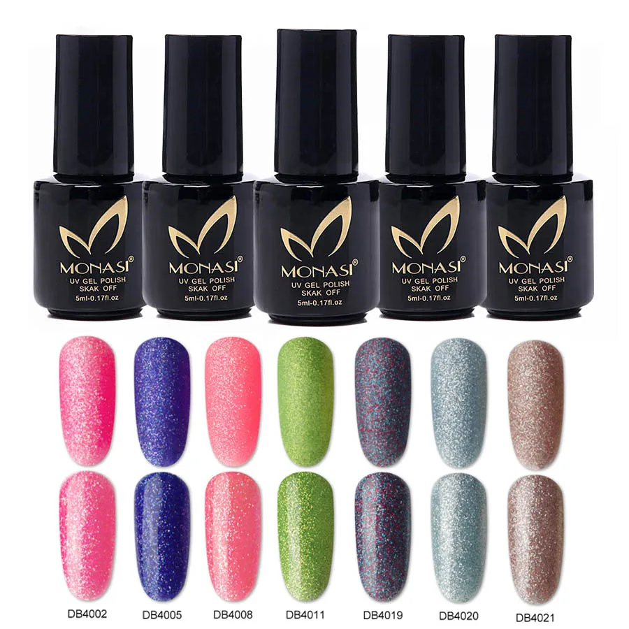 Блестящий Гель-лак СВЕТОДИОДНЫЙ УФ-лак для ногтей 24 цвета маникюра