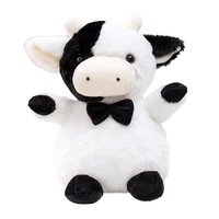 new 1pc 22cm cute animal cartoon couple cows stuffed plush toy kawaii cattle comfortable soft children birthday present gift