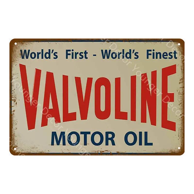 Ретро моторная масляная доска винтажные металлические оловянные знаки домашний