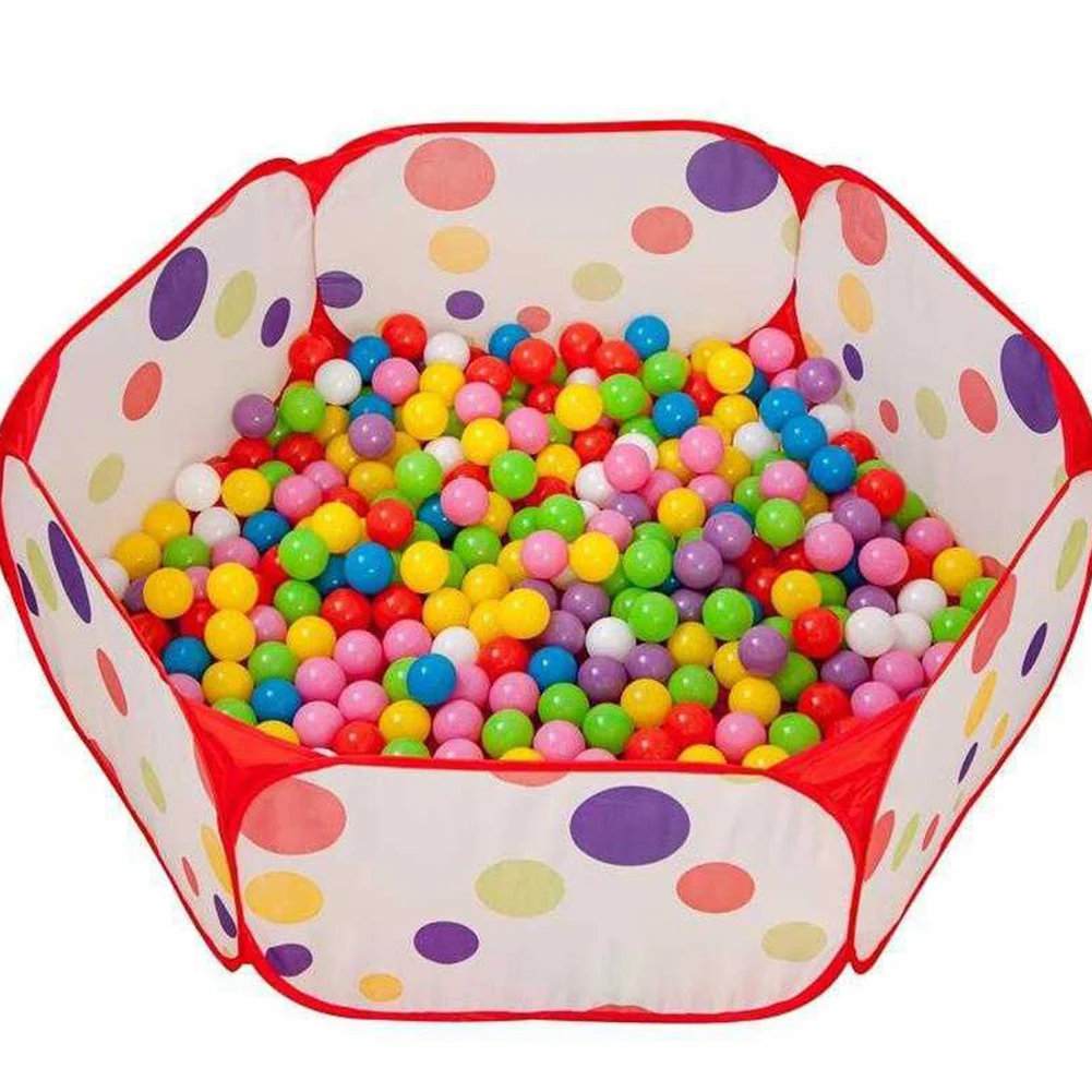 Мультяшный складной комнатный бассейн с океаническим шаром детский игровой