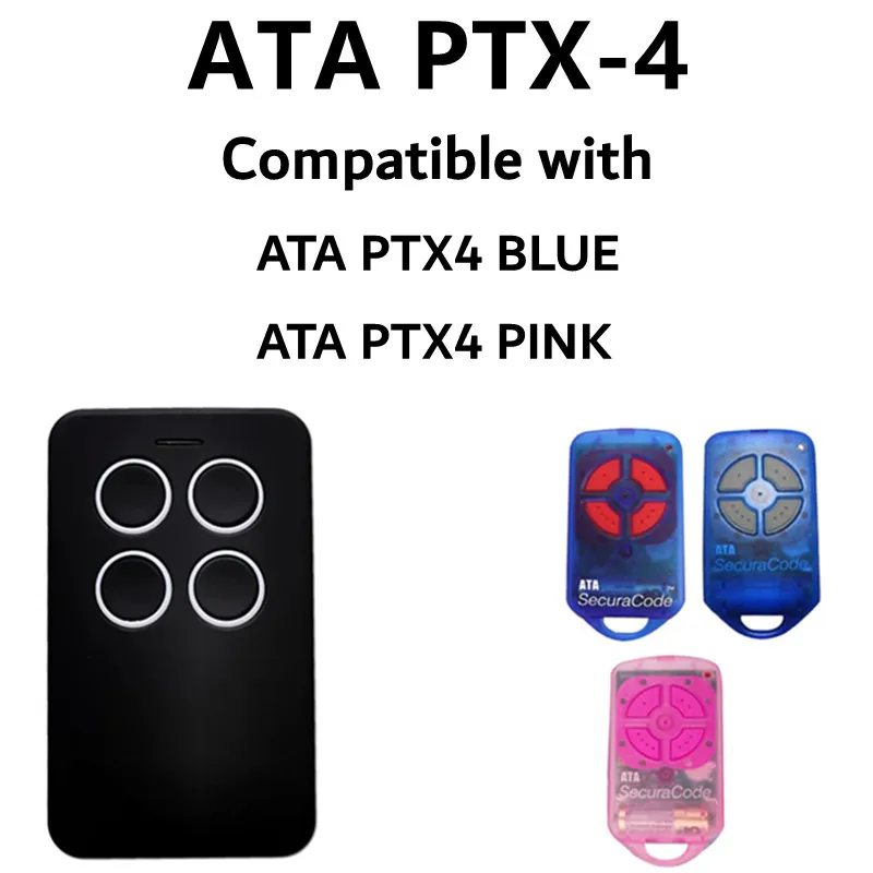ATA PTX4 433 92 МГц дистанционный пульт PTX 4 плавающий код гаражные ворота Замена