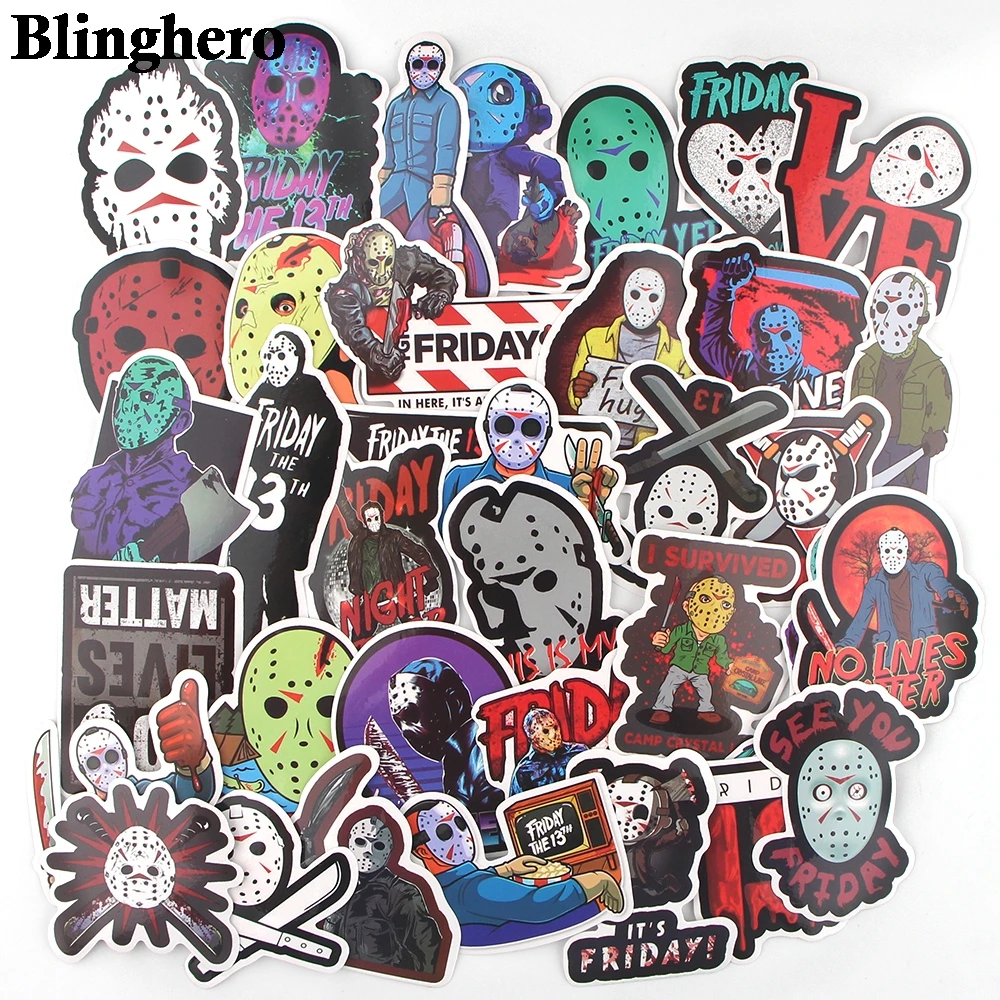 

CA1534 Wholesale 20 Sets /Lot Halloween Ghosts Horror Stickers DIY Skateboard Suitcase Scrapbooking Laptop Phone Decal Stickers