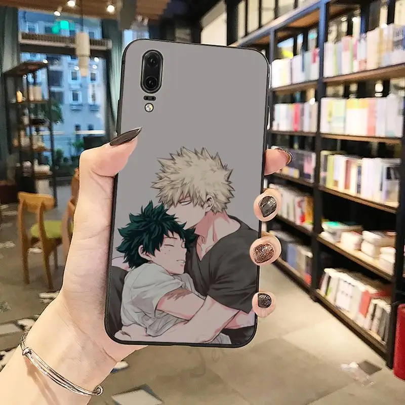 

My Hero Academia deku bakugou Boku Phone Case For Huawei honor Mate P 10 20 30 40 i 9 8 pro x Lite smart 2019 nova 5t