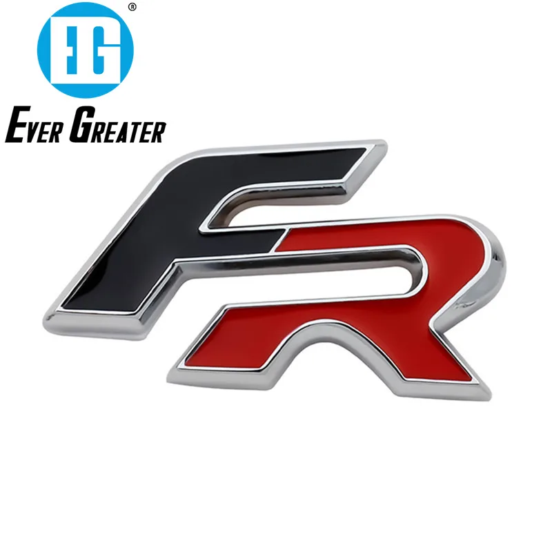 

3D Metal FR Car Rear Trunk Emblem Sticker and Decals Front Hood Grill Badge
