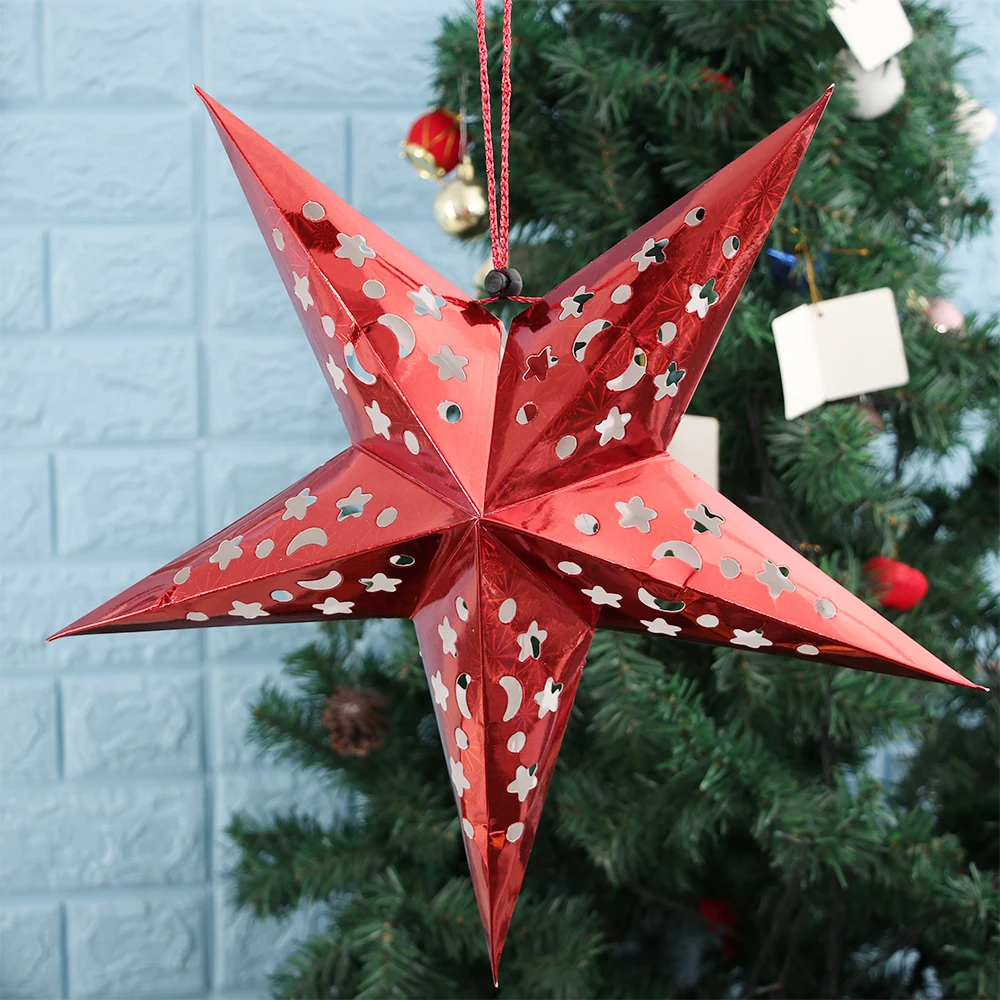Декоративное украшение в виде пятизвездочной звезды 30/45/60 см | Дом и сад