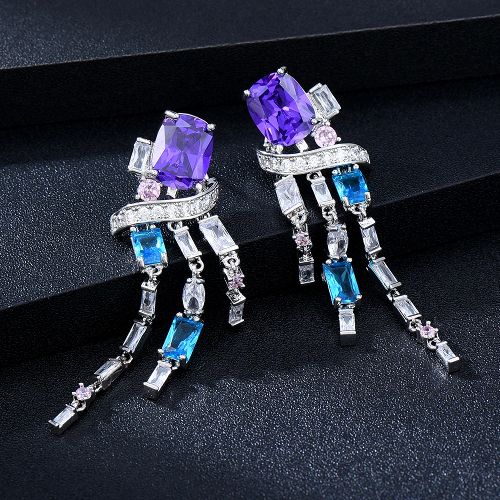 GODKI новые модные серьги-капли для женщин свадебная вечеринка индийские свадебные