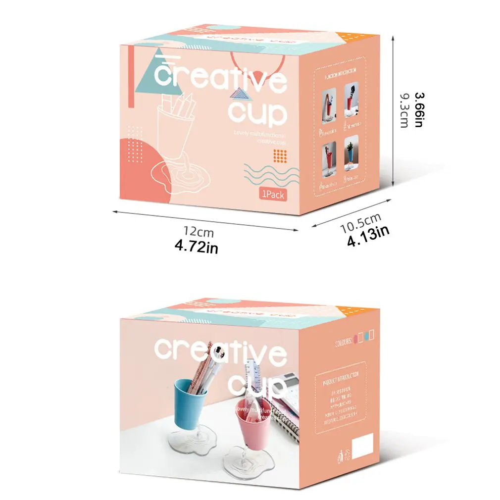 

Creative Floating Leaking Pen Holder Multifunctional Desktop Cosmetic Storage Tableware Storage Practical Stationery Holder