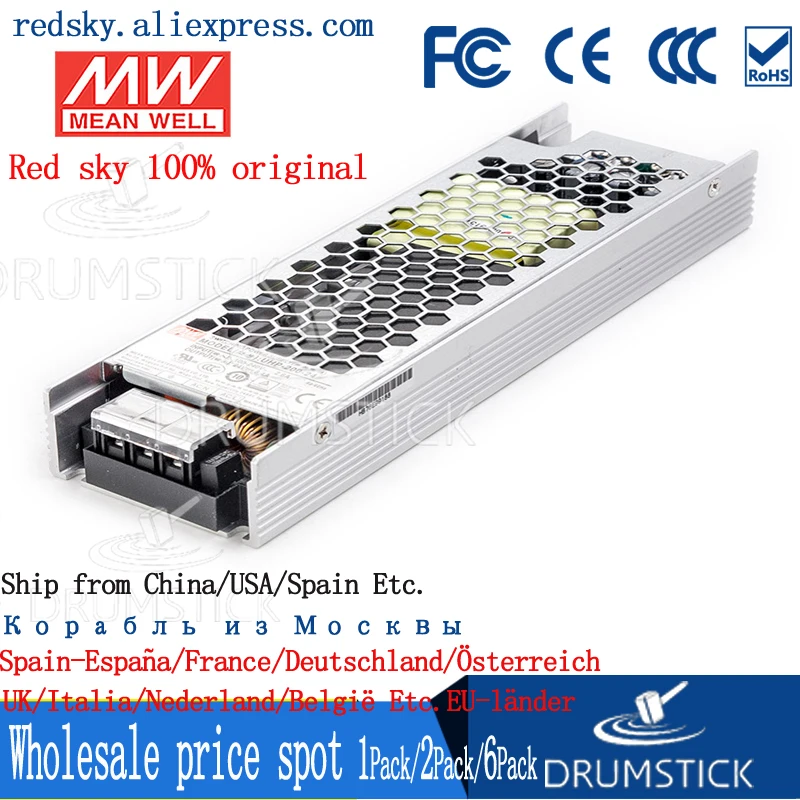 

Harmonious UHP-200-24 200W 24V 8.4A MEAN WELL PFC High Performance Slim Power Supply