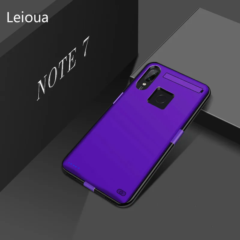 Leioua 6800 мАч чехол для зарядного устройства Xiaomi Redmi note7 Pro Note7 Крышка зарядки батареи