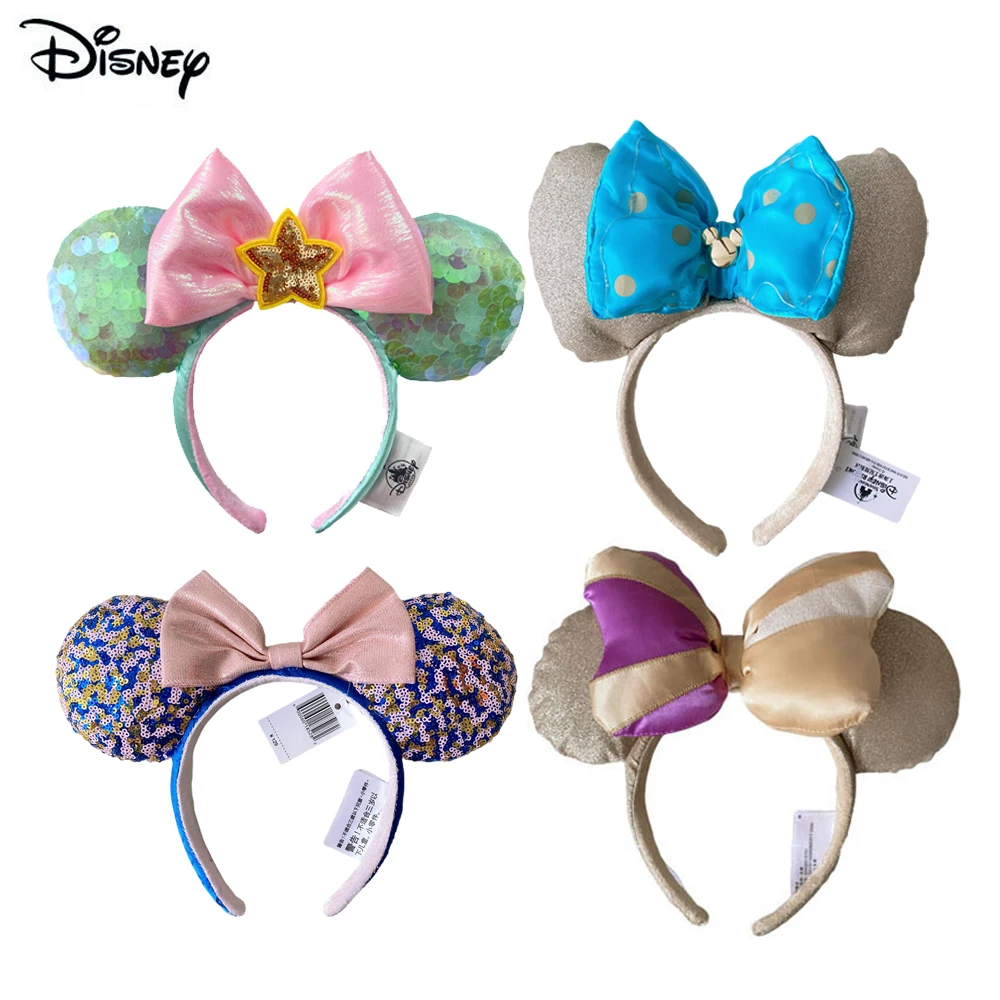 Disney Minnie Mouse Ears Headband Holiday party Cosplay Hairband EARS COSTUME Headband Plush Adult/Kids Headband Gift