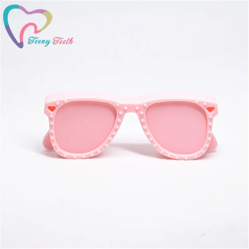 1 шт. милые Солнцезащитные очки игрушки подвески для прорезывателя зубов