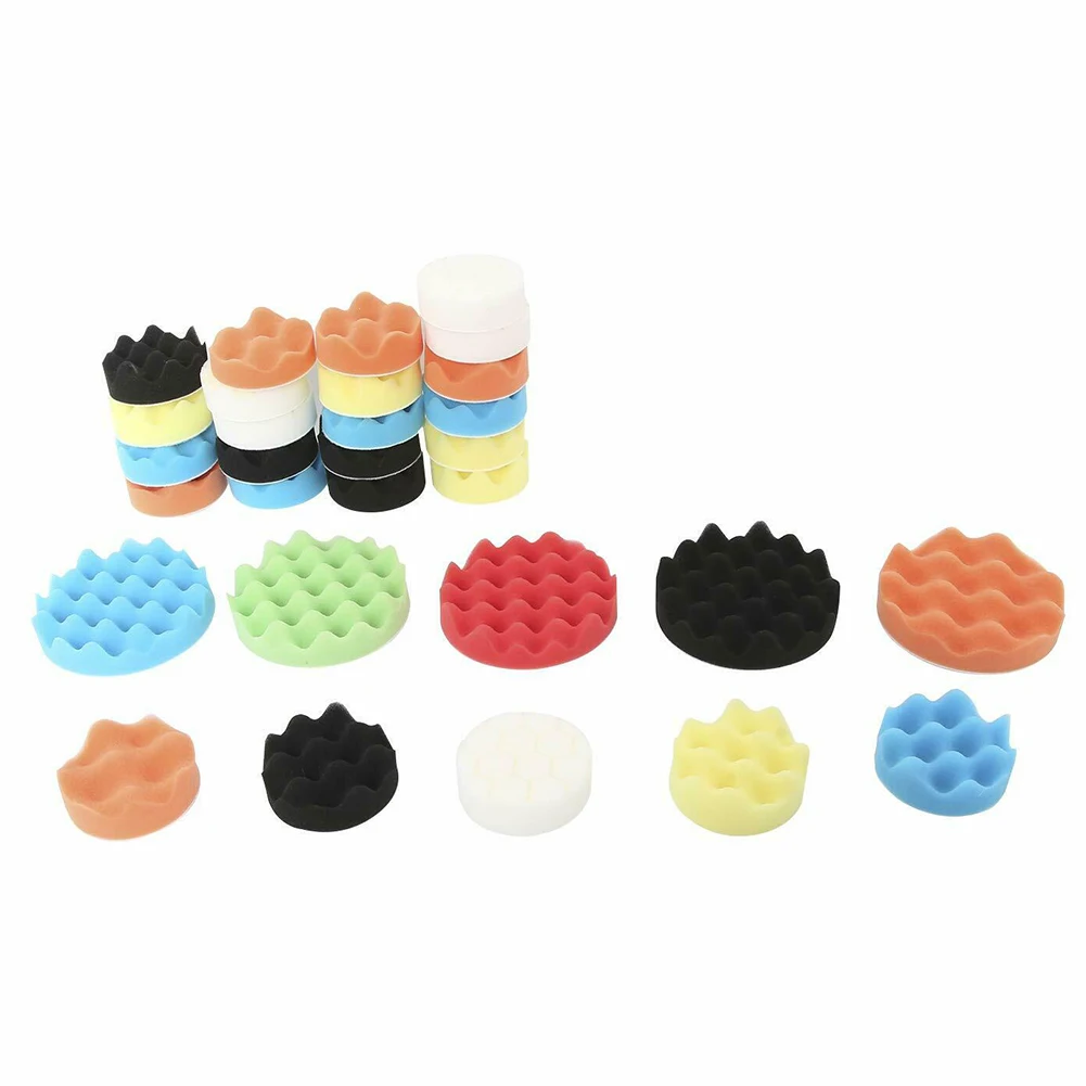 38 шт./компл. полировщик для автомобиля внешний уход Губка полировки Стайлинг