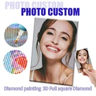 Индивидуальная фотография на заказ 5D DIY Алмазная вышивка Стразы Вышивка крестом алмазная живопись набор кристаллов мозаика