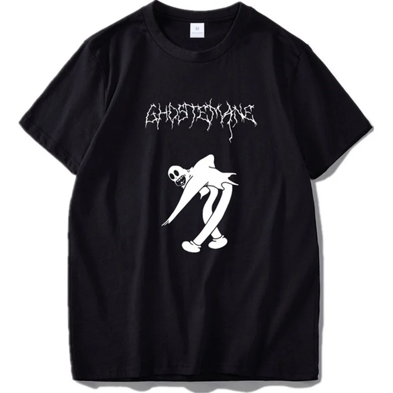 

ghostemane Printed t shirt Men/Women Pure cotton hip hop short-sleeved Fashion street ghostemane logo Harajuku Streetwear