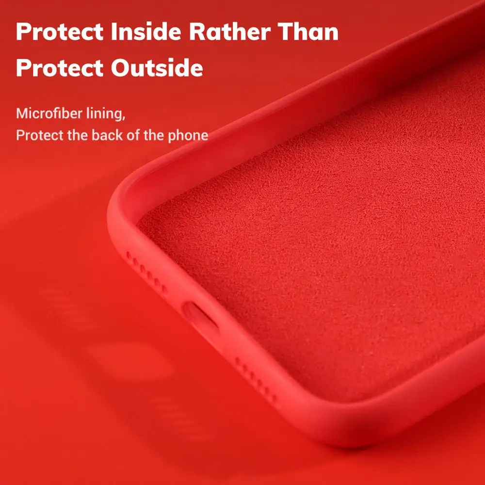 Силиконовый чехол TOPK для iPhone 11 Pro Max ударопрочный из мягкой жидкой силиконовой