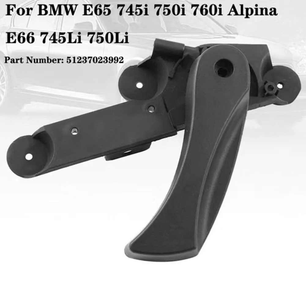 2 шт. новый черный LHD капот с ручкой и кронштейном для BMW E65 745i 750i 760i Alpina E66 745Li 750Li