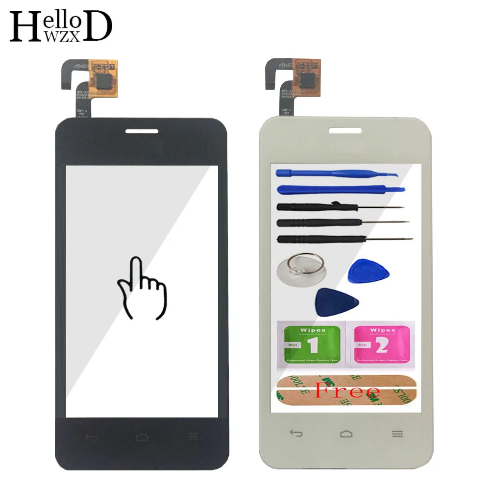 Передний сенсорный экран дигитайзер внешнее стекло для Huawei Y320 Y321 Y320T Y320U Y320C