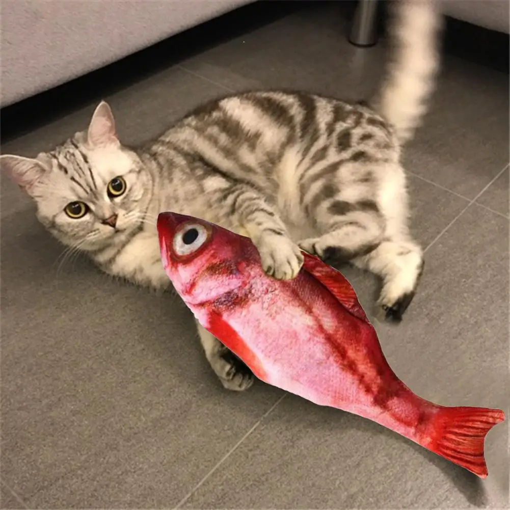 Игрушка для кошек USB электрическая имитация рыбы игрушка с кошкой мята