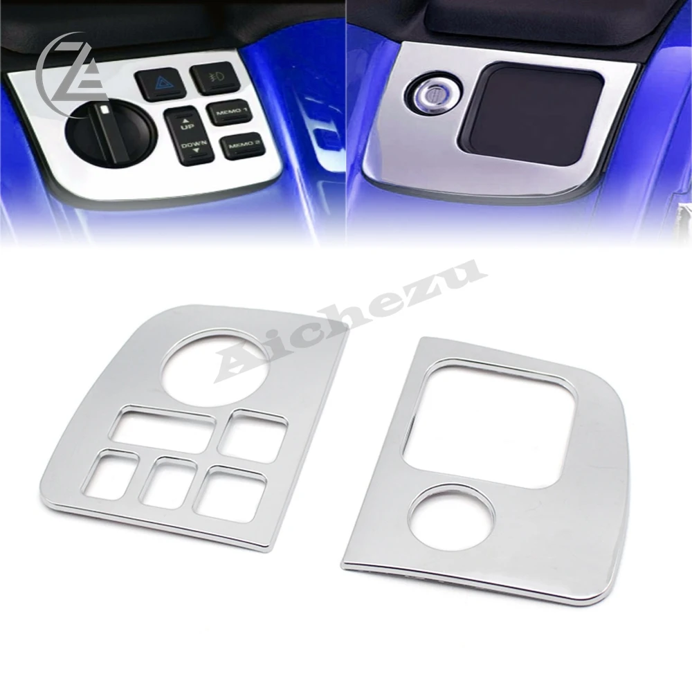 

ACZ Motorcycle Left& Right Side Fairing Control Accent Decoration for Honda Goldwing GL1800 GL 1800 2001-05