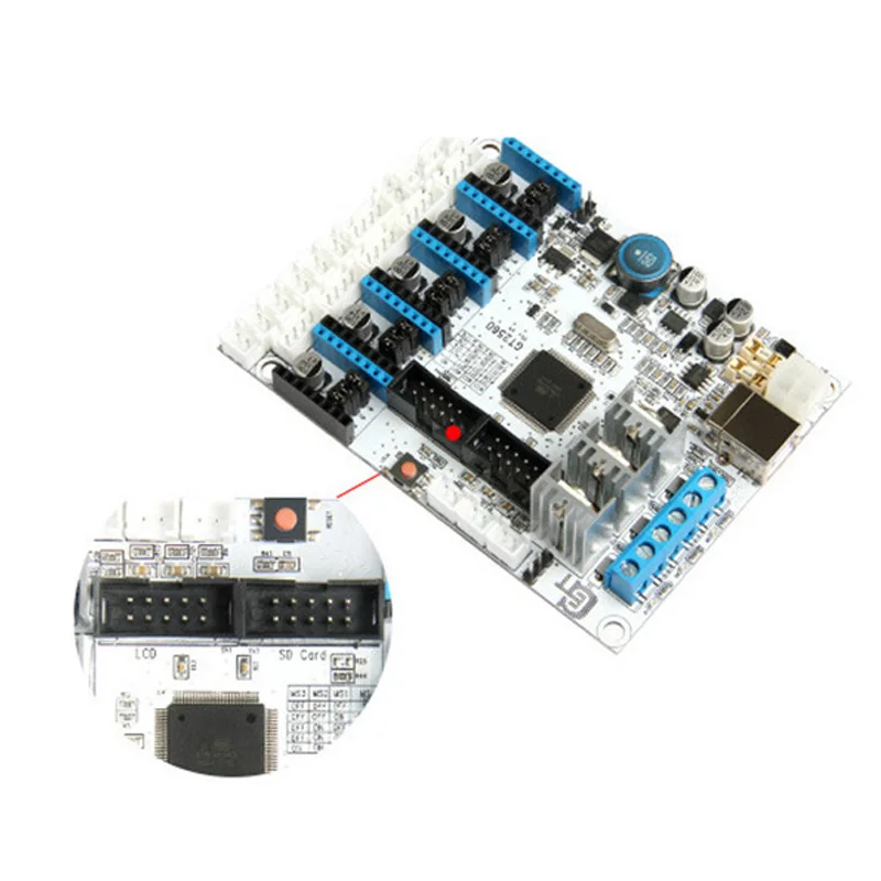 Новый модуль платы 3d принтер материнская плата комплект GT2560 A4988 Драйвер LCD2004