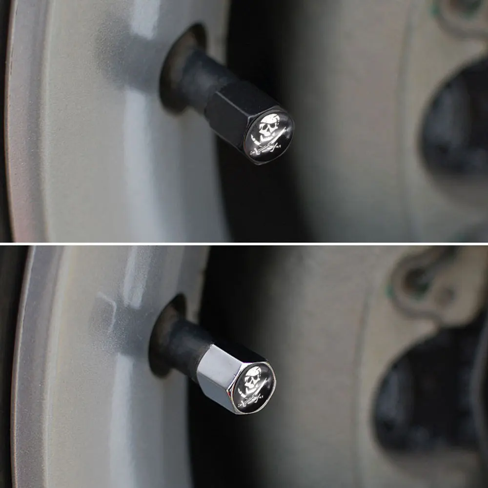 4 шт. цинковый сплав Противоугонный автомобильный вентиль шины колеса Крышки