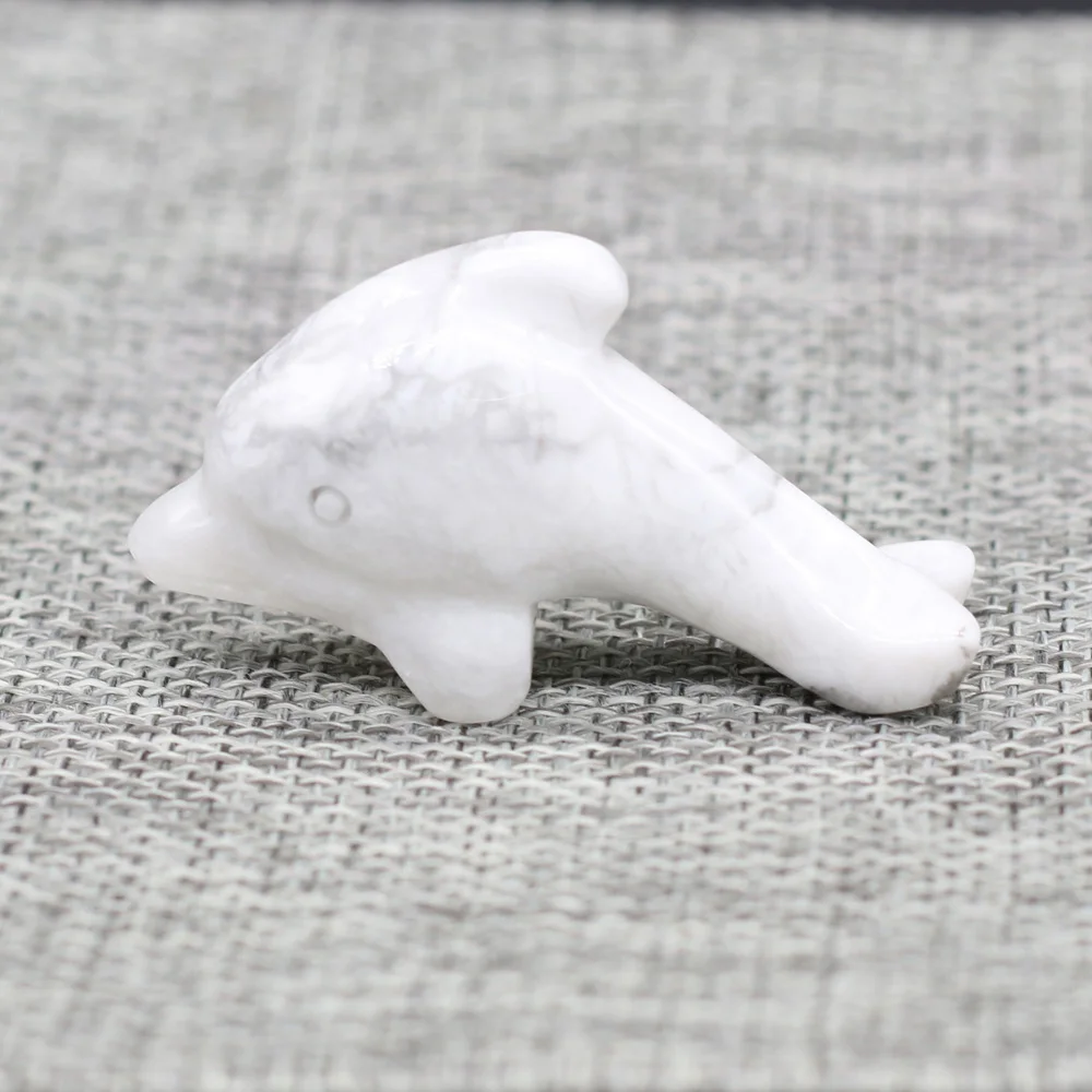 Натуральный кристалл лечебный розовый кварц дельфин украшение красочный