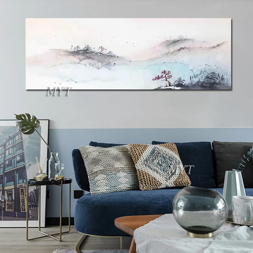 

Abstract Landscape Chinese Style Oil Painting Canvas Wall Art Modern Home Decor Abstract Paintings Artwork And Canvas Craft