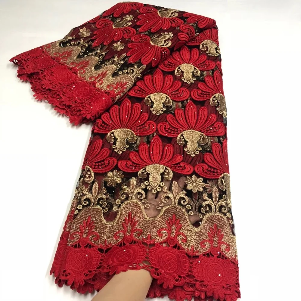

Newest High Quality African Milk Silk Water Soluble Cord Lace Fabric French Tulle Lace Fabric Mesh Lace For Nigeria Wedding