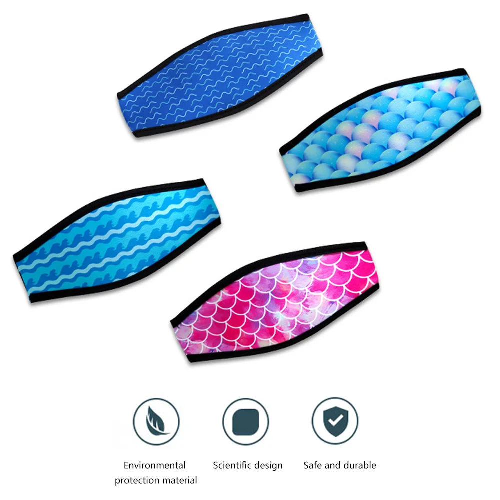 

3pcs Diving Mask Straps Waterproof Hair Protector Wrap Neoprene Swimming Mask Cover Strap for Water Sports Marine Aquatic