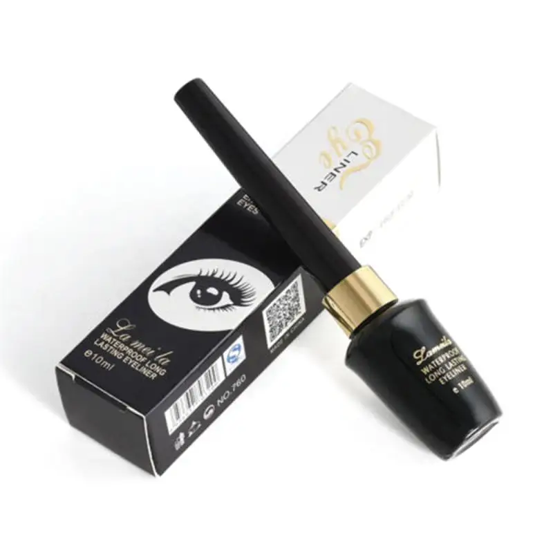 

1PC 10ml Black Long Lasting Eye Liner Pencil Waterproof Eyeliner Smudge-Proof Cosmetic Beauty Liquid Eye Makeup Pen