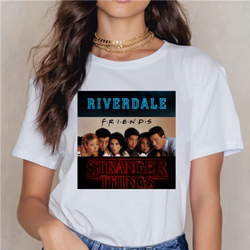 Модная футболка Riverdale в стиле Харадзюку женский топ со змеиным принтом