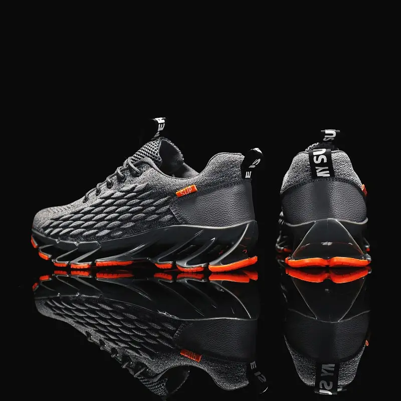 Кроссовки для мужчин и женщин прочные спортивные резиновая подошва бега красные