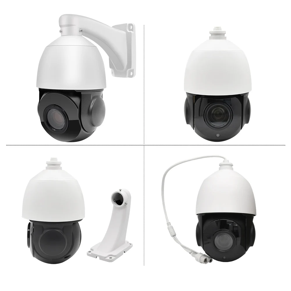 Hikvision совместимая PTZ IP-камера 5MP 8MP IR PoE 18-30X ZOOM Plug &amp Play с NVR CCTV Security IPC 4 шт./лот - купить