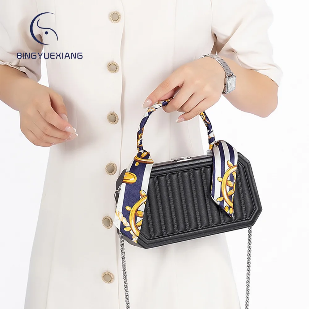 

Scarves Design High Quality Leather Women's Handbag Fashion Chain Shoulder Strap Ladies Shoulder Messenger Bags Bolsos De Mujer