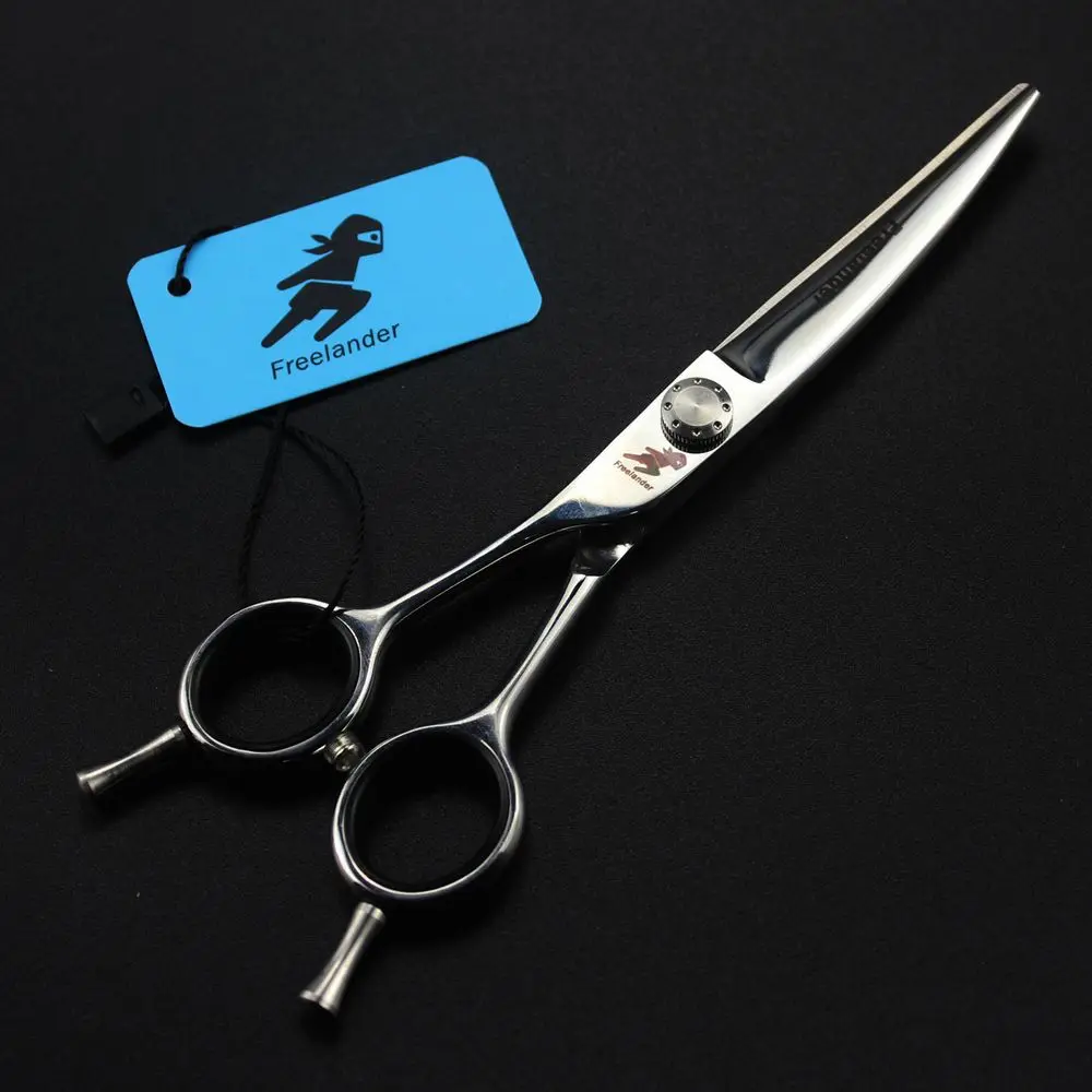 Профессиональные 6 дюймовые изогнутые ножницы для волос японские стальные 440C