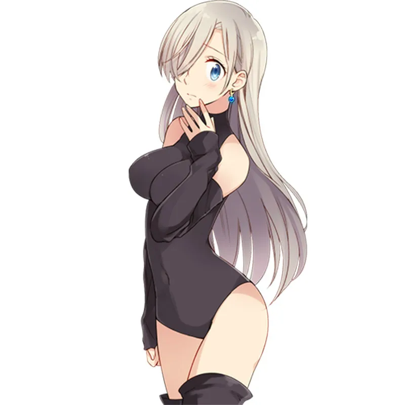 Суперсексуальные автомобильные наклейки забавные аниме Nanatsu No Taizai на автомобиль